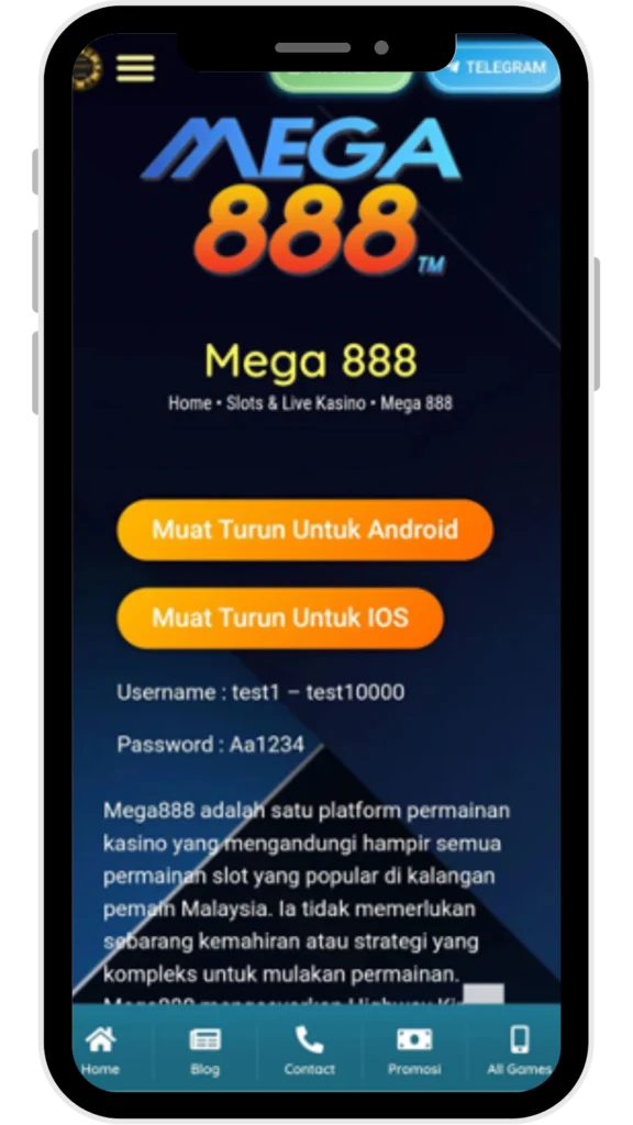 Mega888 APK Rm711